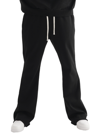Origin Aesthetics Pure Cotton Flared Sweatpants - Chrome