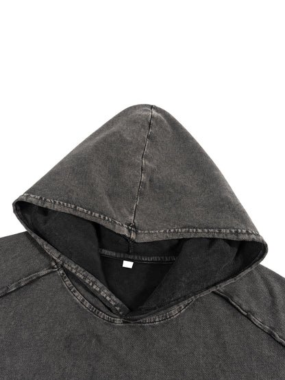 Origin Æsthetics Pure Cotton cut off hood- fleur de li